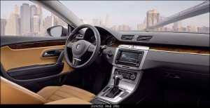 Inside View of Volkswagen Passat CC