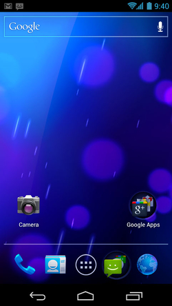 Android 4.0 Home screens