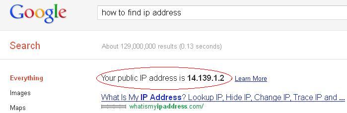 google my address