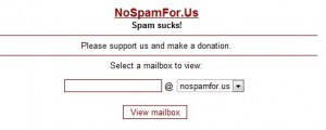 No spam for us