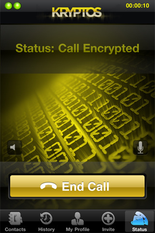 Encrypt your voice communications using Kryptos