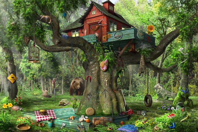 Tree house in hidden chronicle