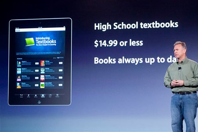 Apple moves into Digital text books