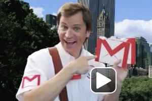 Gmail man Microsoft campaign