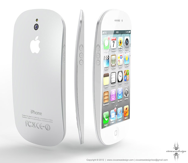 iPhone 5 with curved back
