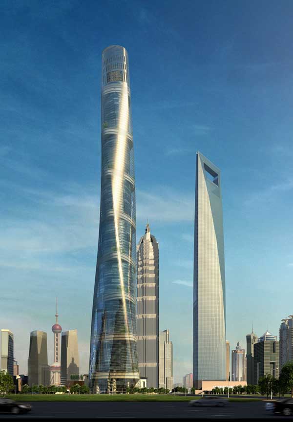 Shanghai tower elevator