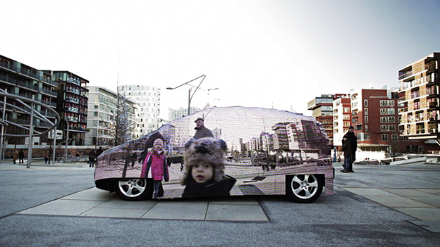 Mercedes Benz Invisible car