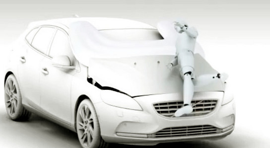 Volvo pedestrian Air bag