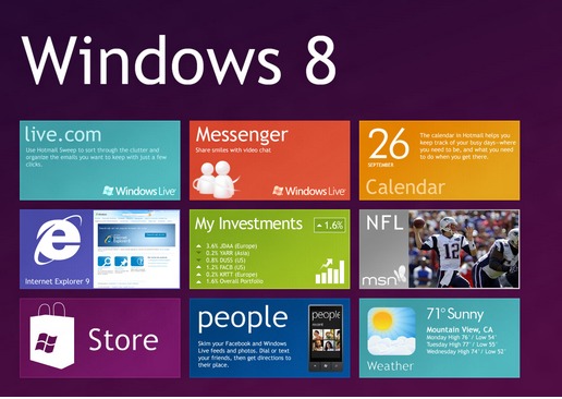 Windows start screen
