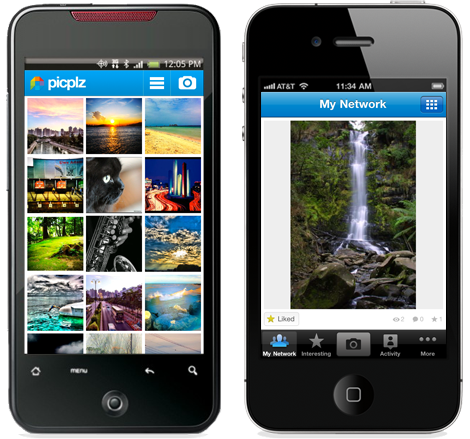 PicPlz, photo sharing application