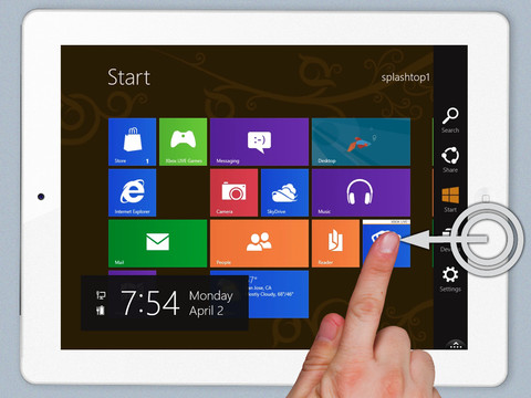 Get a Windows metro UI on iPad