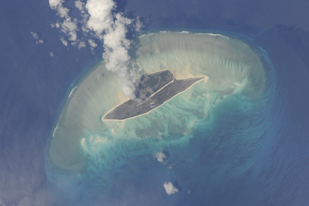 Isle Juan de Nova from Space