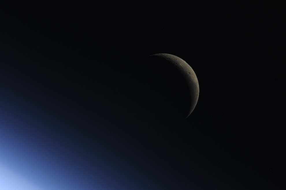 Moon from ISS