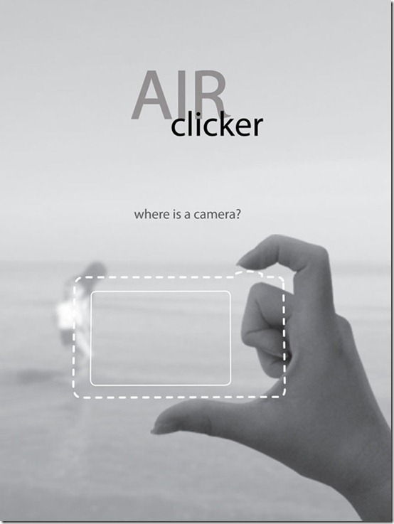 Air Clicker concept camera