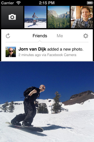 Facebook Announces Camera App for iOS