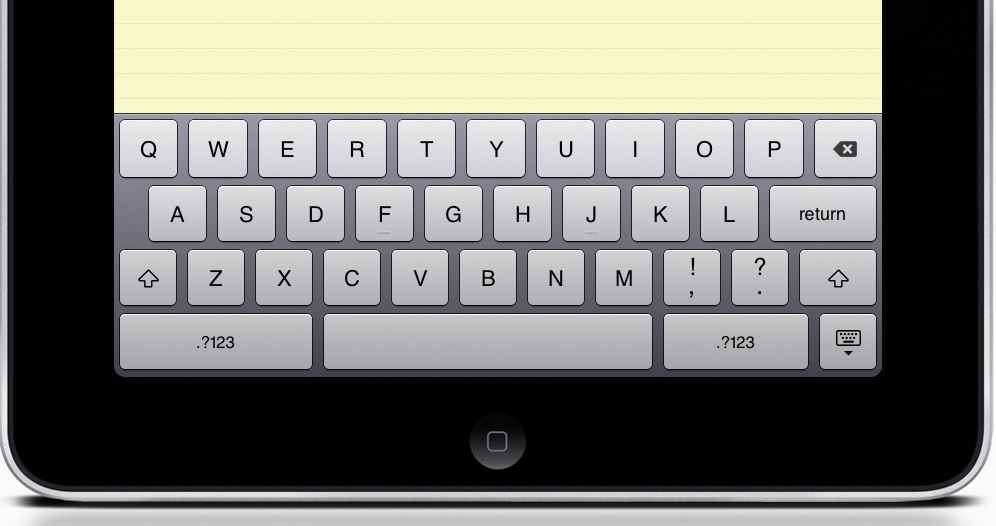 Type faster in iPad using Hooper selection method