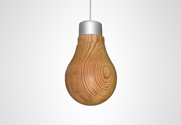 Wooden bulb concept from a Japanese designer