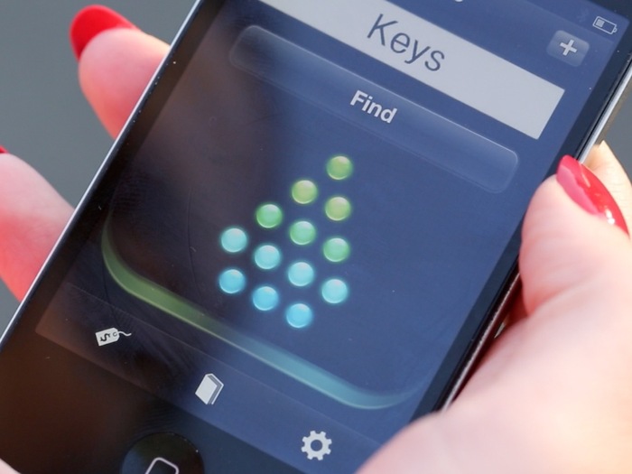 Use the Hone iOS app to find the keys