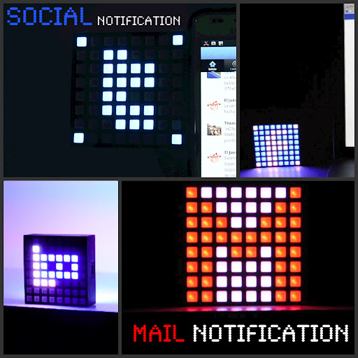 L8 SmartLight notifies you about Twitter, Facebook, Email and etc..