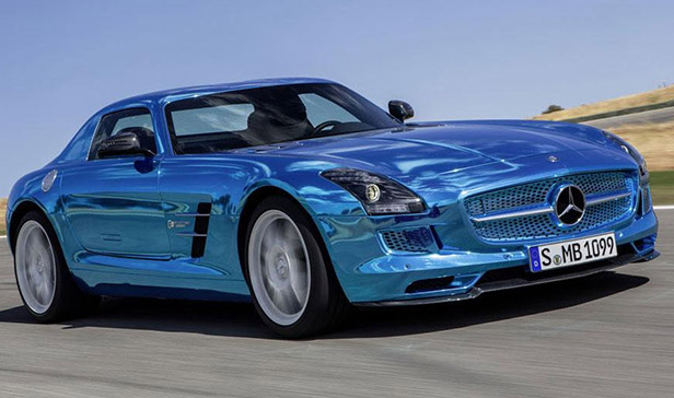 Mercedes Benz electric car SLS AMG