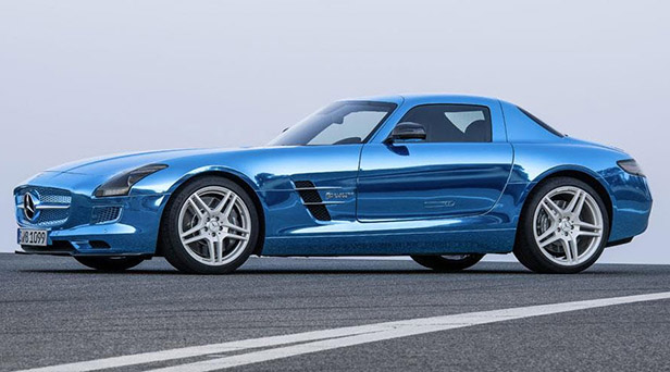 Mercedes Benz electric car SLS AMG