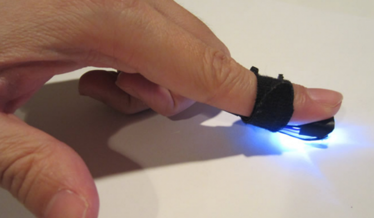 Magic finger turns any surface into touch interface