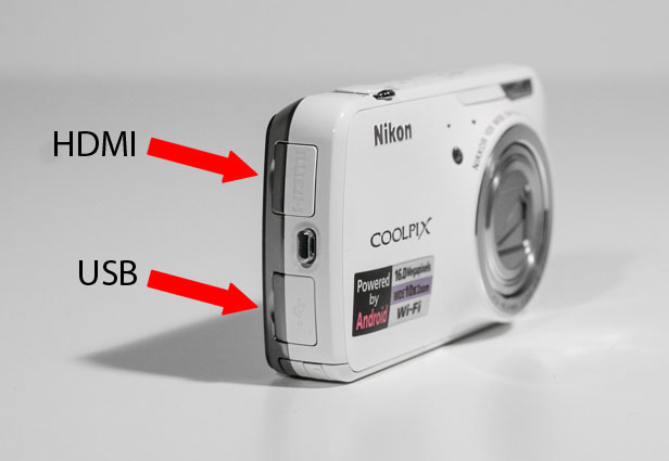 Nikon CoolPix features USB and HDMI Ports