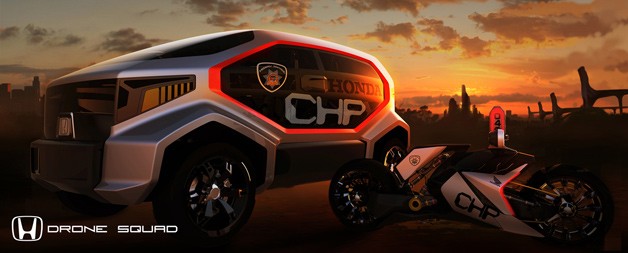 honda drone squad Highway Patrol Vehicle 2025   LA Design Challenge 2012