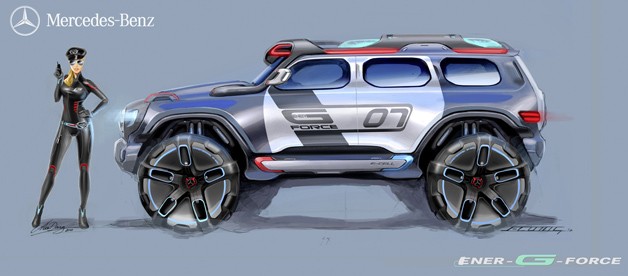 mercedes benz ener g force2 Highway Patrol Vehicle 2025   LA Design Challenge 2012
