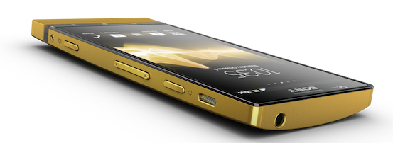 Sony Xperia P is coated with 24K gold
