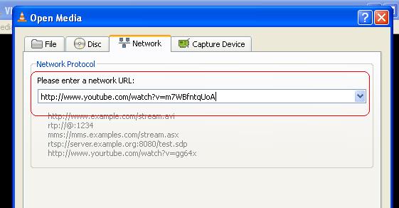 Stream youtube on VLC