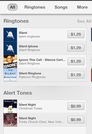 Silent Ringtone iPhone