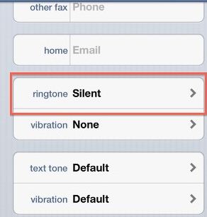 Silent Ringtone iPhone
