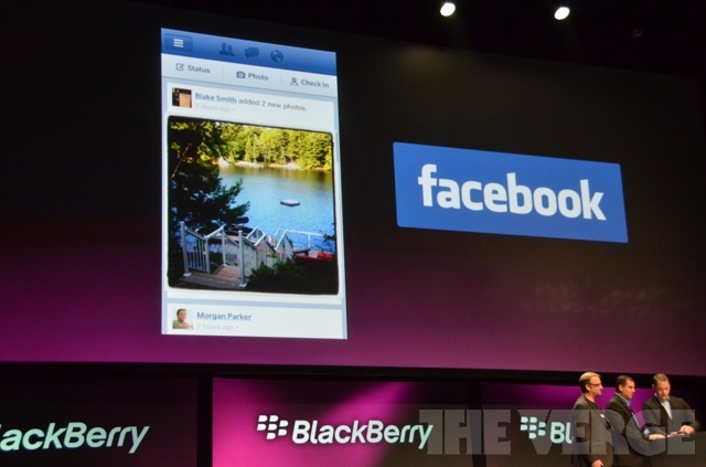 BlackBerry Facebook App