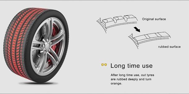 Discolor Tyre concept