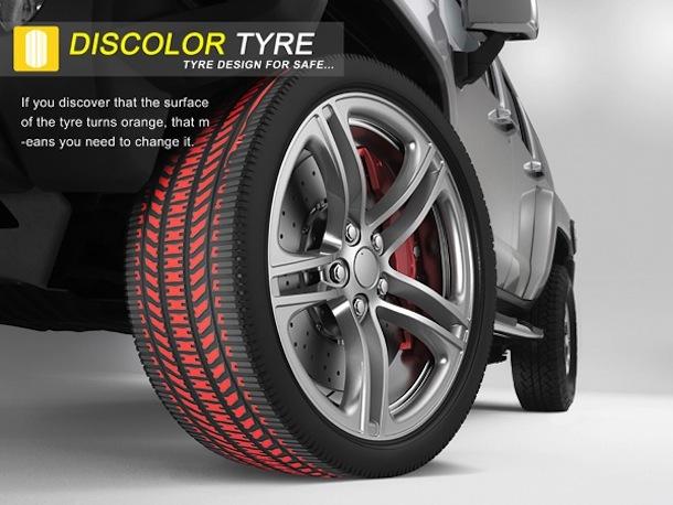 Discolor Tyre concept