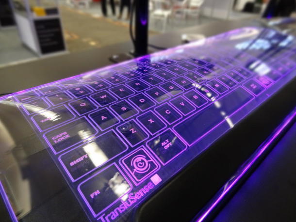 keyboard with led keys