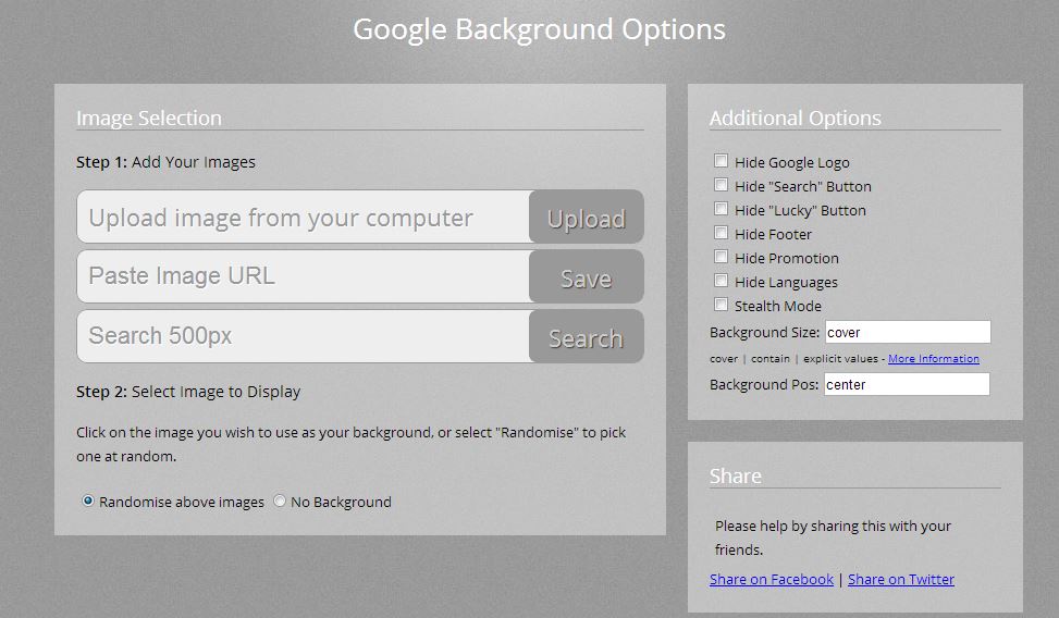 how to change background on zoom google chrome