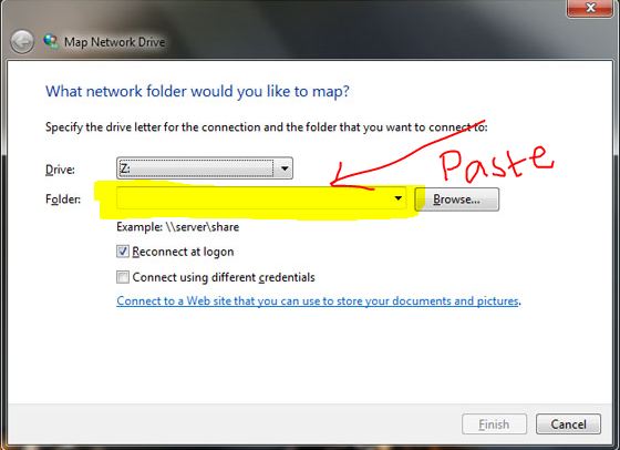 Map SkyDrive as NetworkDrive in Windows 8