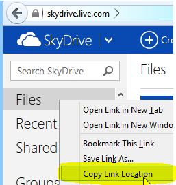 Map SkyDrive as NetworkDrive in Windows 8