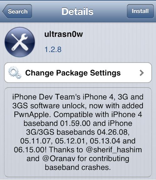 UltrasnOw for iOS 6.1