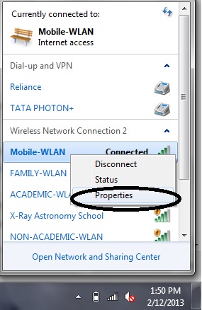 Wireless network Windows