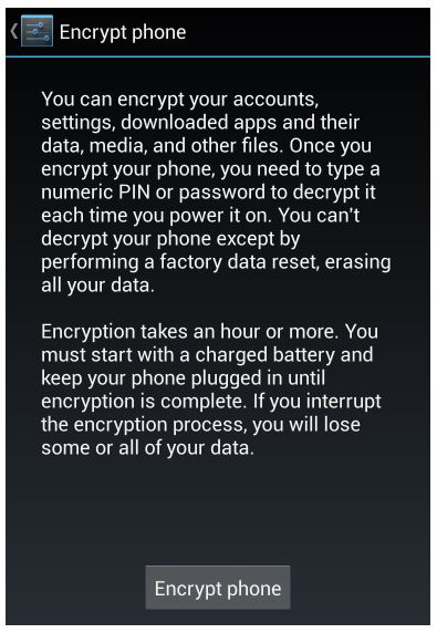 encrypt android phone security2
