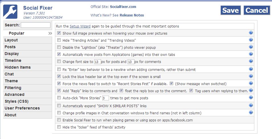 social-fixer-facebook-customization-options