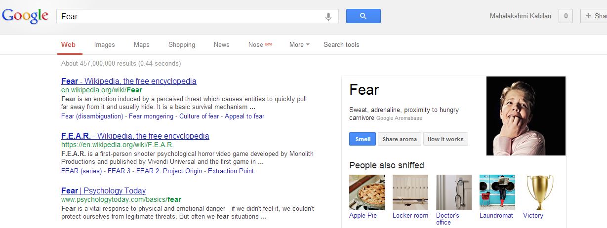 google-nose-smell-fear