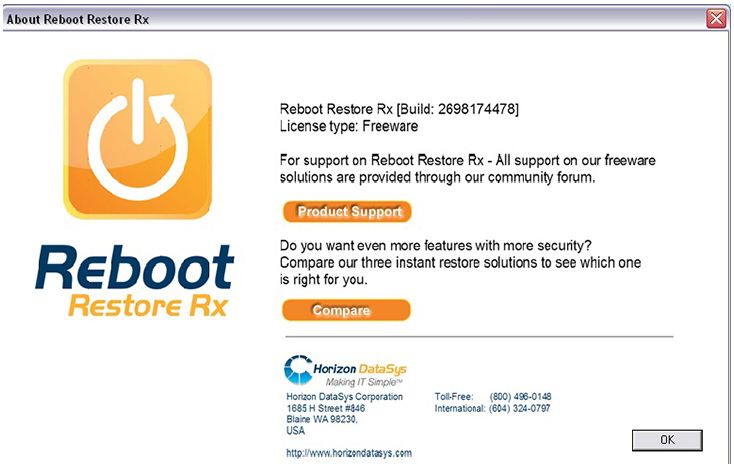 Reboot Restore Rx for Windows