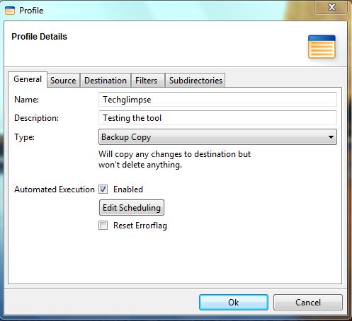 FullSync windows backup Utility