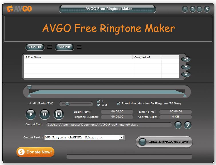 AVGO Free Ringtone Maker