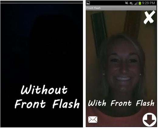 Front Flash app for Android