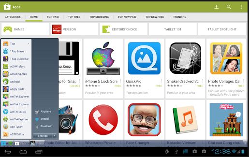 Windows 8 Style Start menu for Android